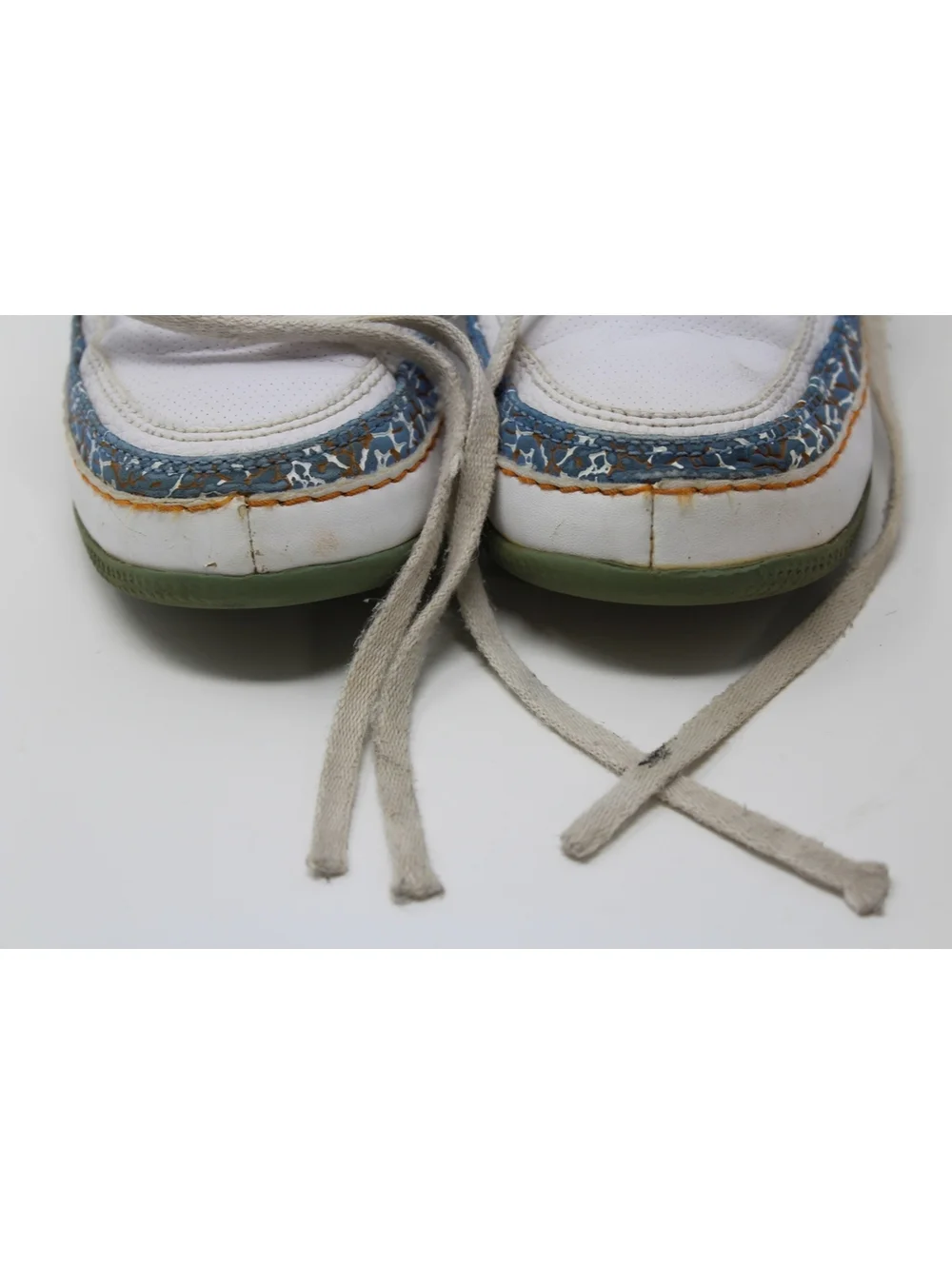 Nike Air Jordan Pre-School AJF 3 Shoes Size 13 C 323948-141 White Blue Orange